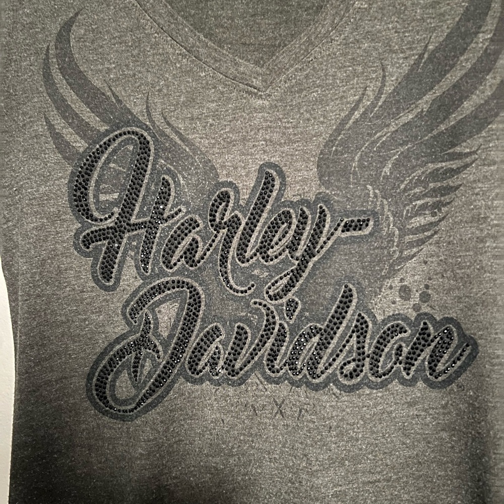 Harley Davidson Bling V-Neck